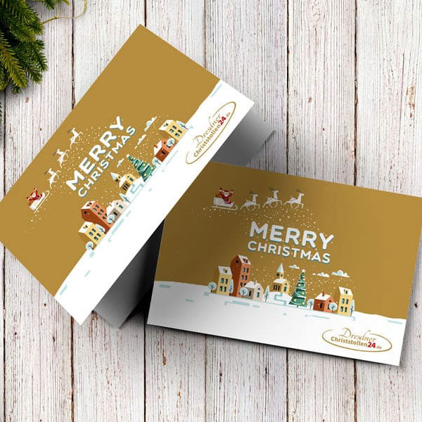 Grußkarte 'Merry Christmas'